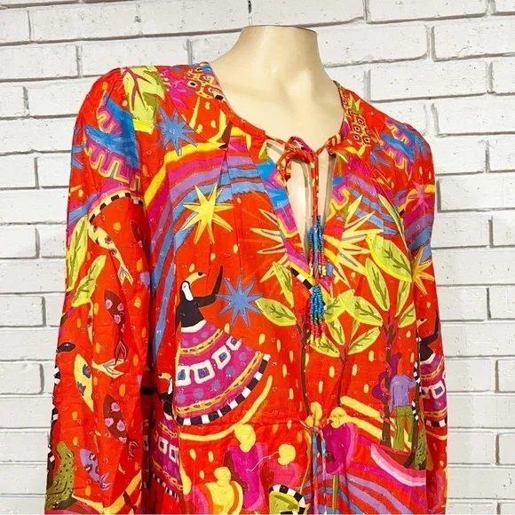 Farm Rio Women’s Magic Forest Cotton Dress - Picture 2 of 12